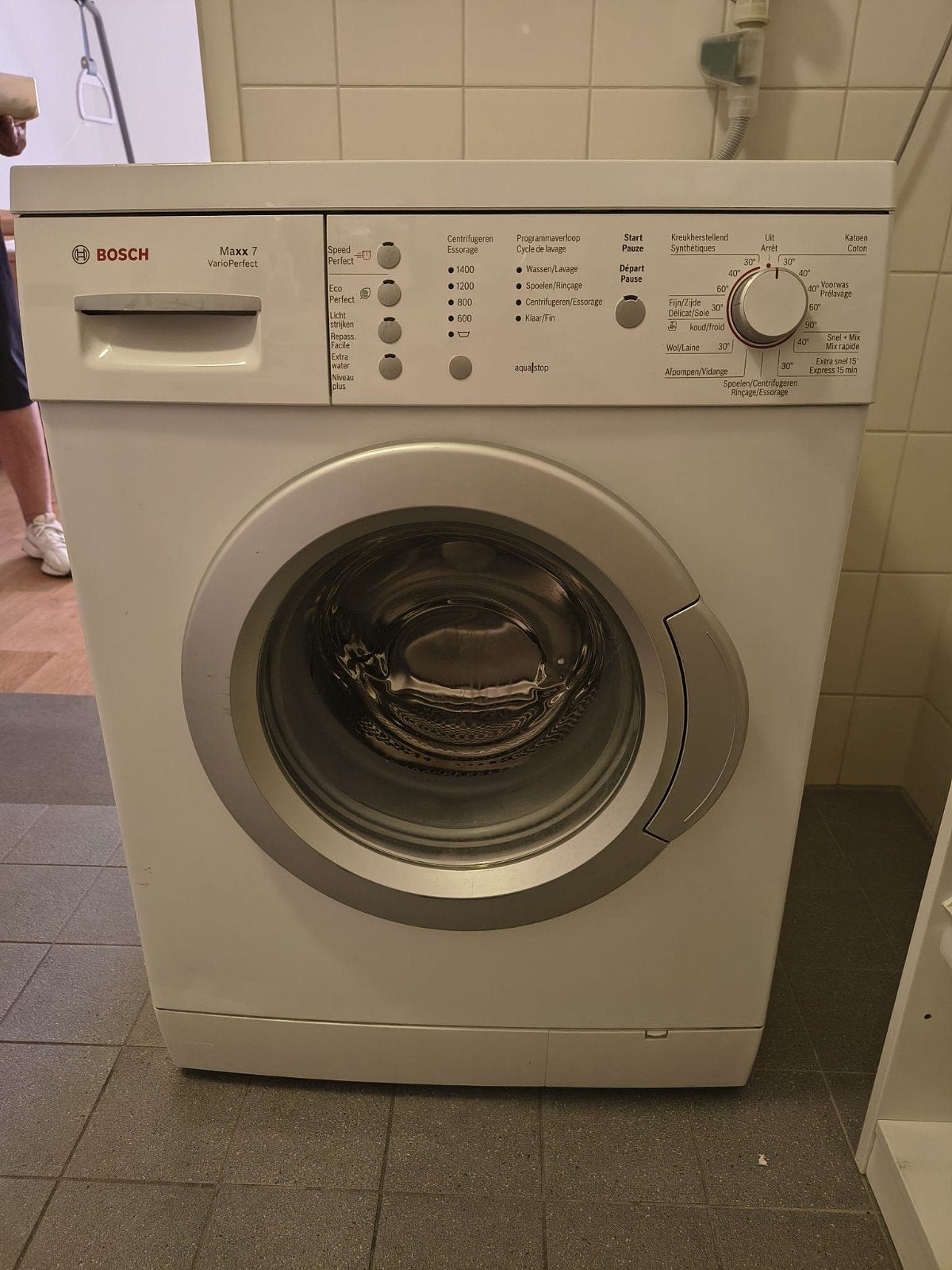 Bosch Maxx 7 VarioPerfect Wasmachine - 1400 toeren, Witgoed en Apparatuur, Wasmachines, Gebruikt, Voorlader, 85 tot 90 cm, 1200 tot 1600 toeren