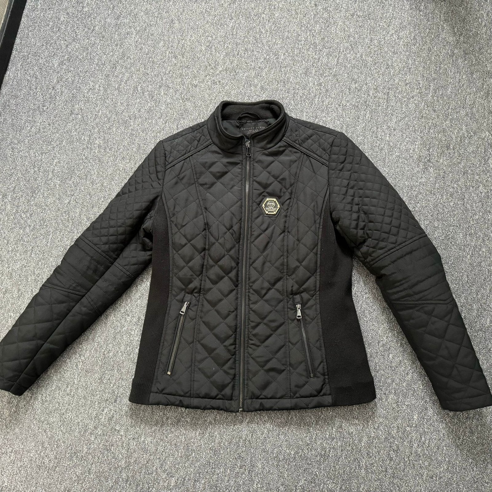 Philipp plein maat M, Ophalen of Verzenden, Zo goed als nieuw, Maat 52/54 (L), Zwart