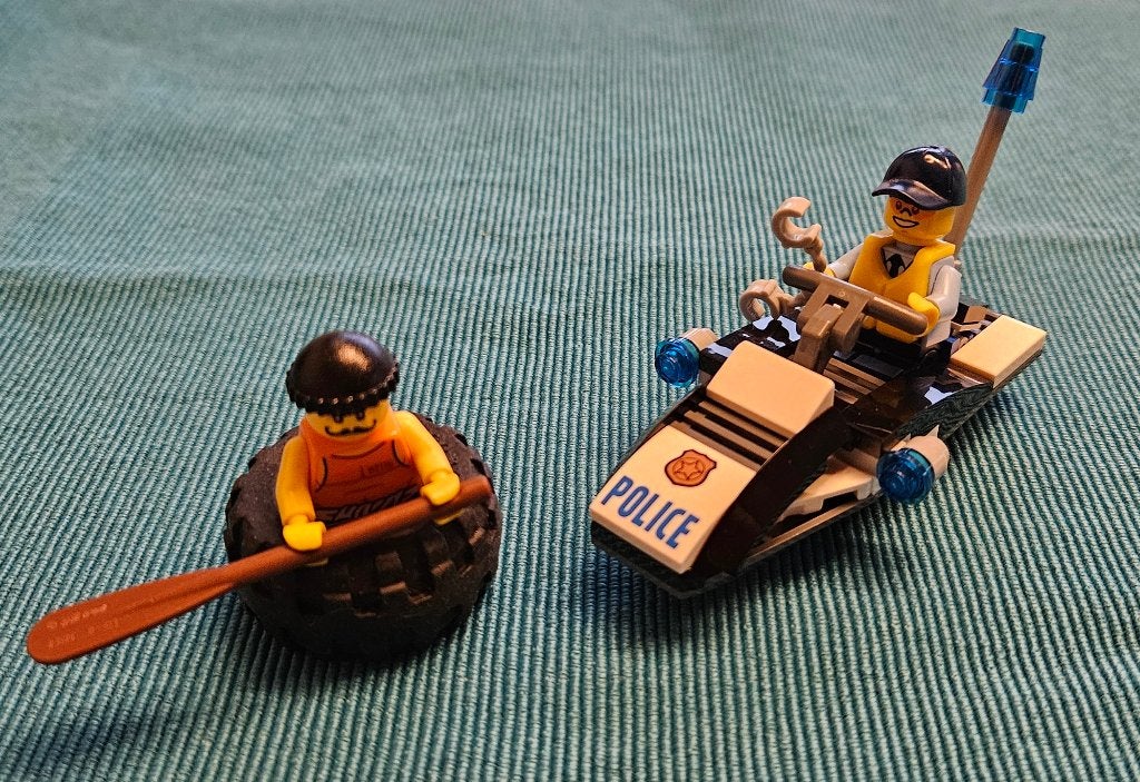 Lego 60126 Tire Escape, Lego City, City, Lego, Ophalen of Verzenden, Zo goed als nieuw