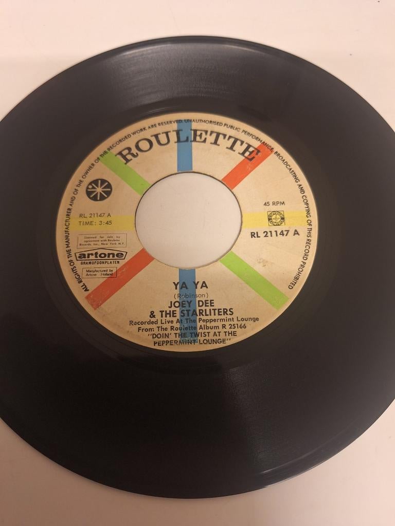 Joey Dee & the Starliters - Ya, Ya, 1962., Verzenden, Overige formaten, Rock-'n-Roll