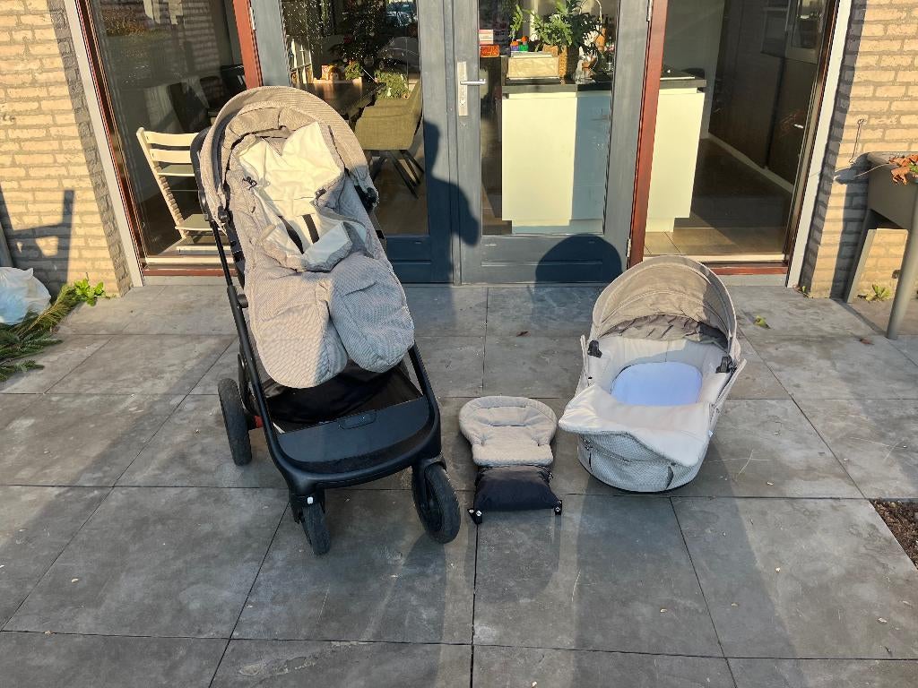 Stokke Trailz Complete kinderwagen, Combiwagen, Ophalen, Overige merken, Verstelbare duwstang