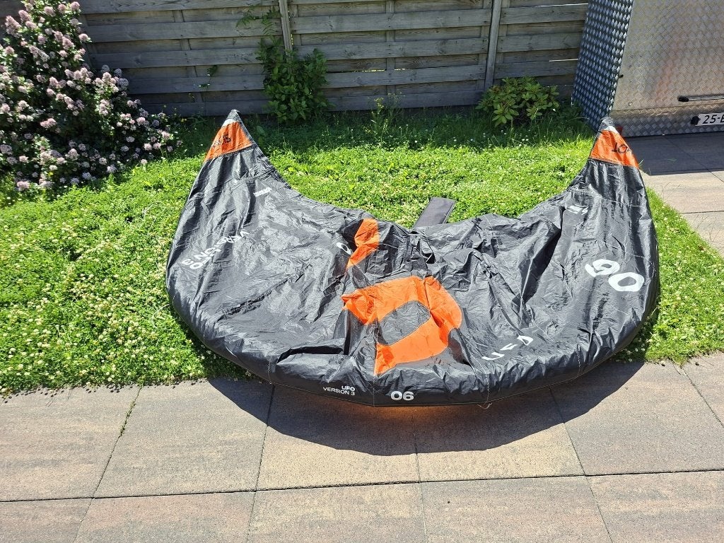Kite vlieger, Ophalen, 6 m², Kite, Geen board