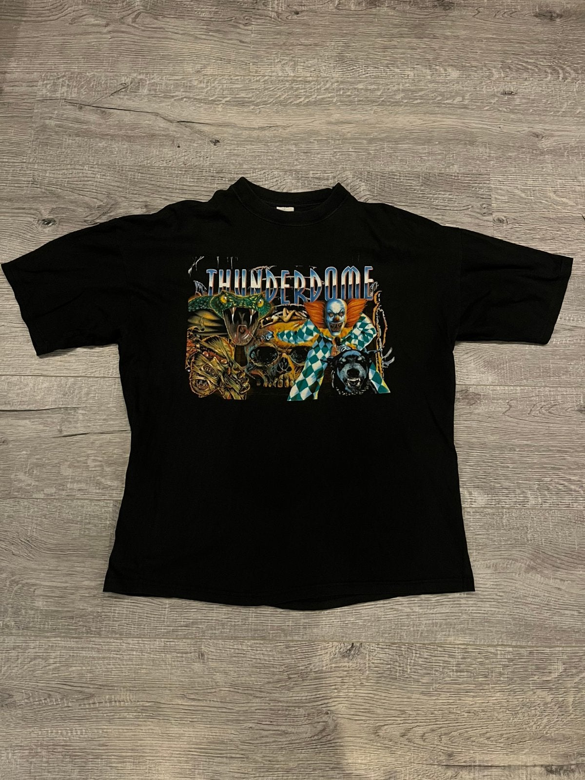 Thunderdome shirt, Ophalen of Verzenden, Zo goed als nieuw, Maat 56/58 (XL), Zwart