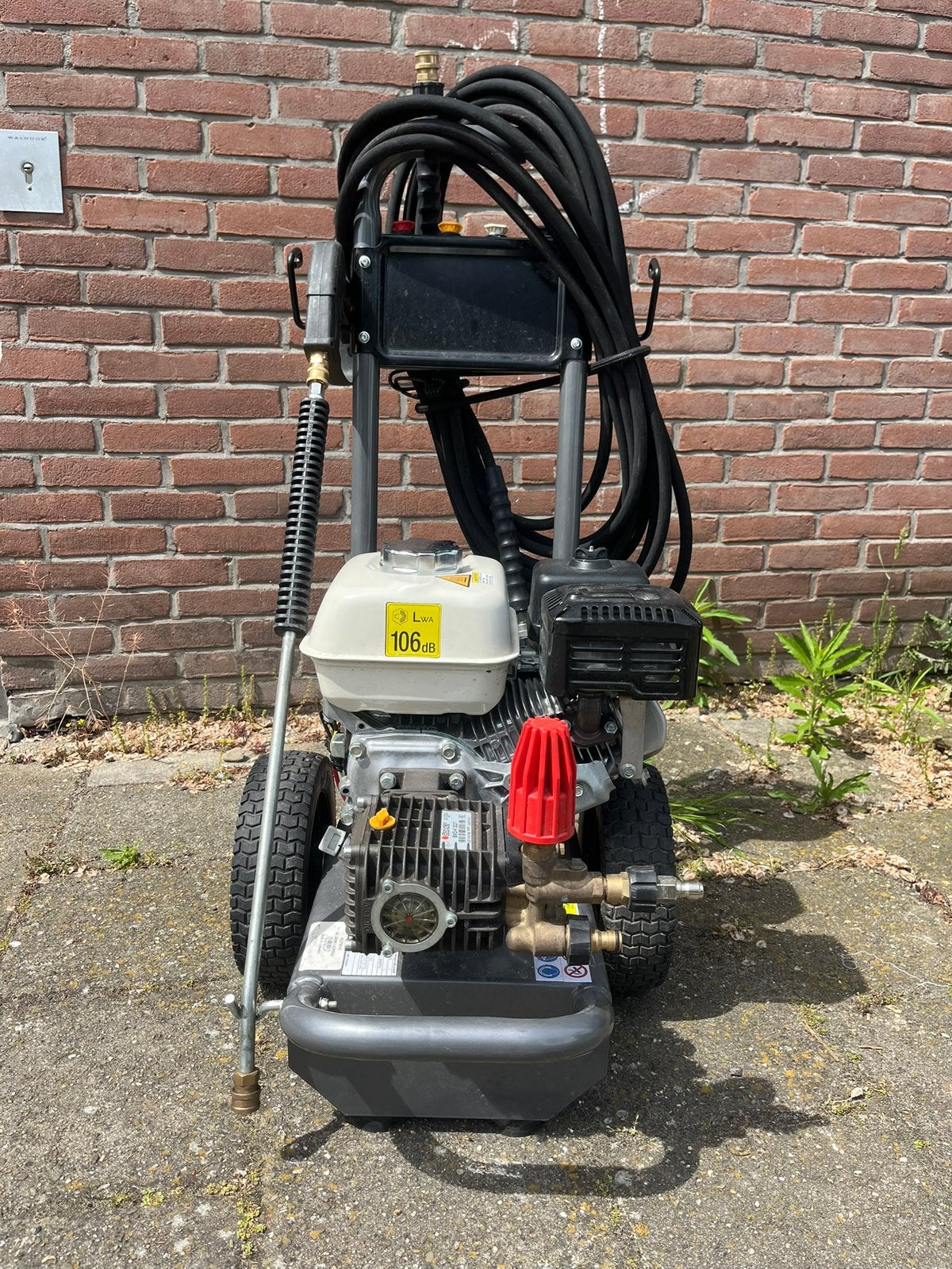Honda GX200 hogedrukreiniger te koop, Tuin en Terras, Ophalen, Zo goed als nieuw, Benzine