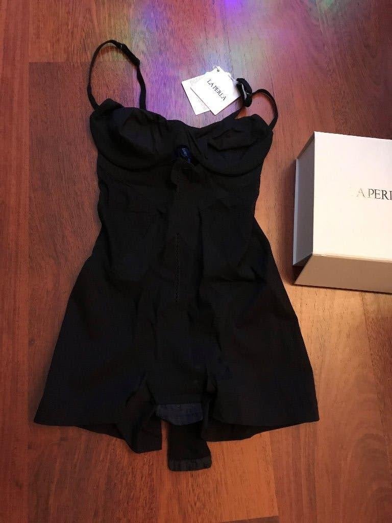 Nieuw - La Perla zwarte Shape Couture body - 70C XS, La Perla, Ophalen of Verzenden, Zwart, Body of Korset