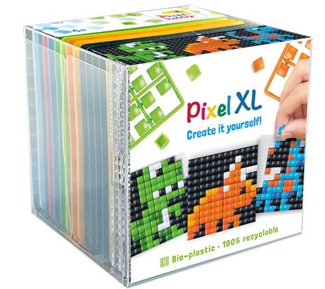 Pixelhobby Create it yourself XL kubusset 24201 dinosaurus, ., Dieren, Nieuw, Ophalen of Verzenden