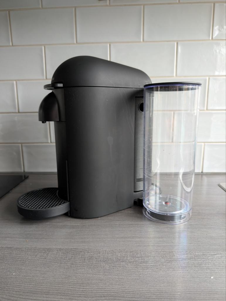 Nespresso Krups Vertuo Pop XN900 - Zwart, Koffiemachine, Ophalen of Verzenden, Zo goed als nieuw, 1 kopje