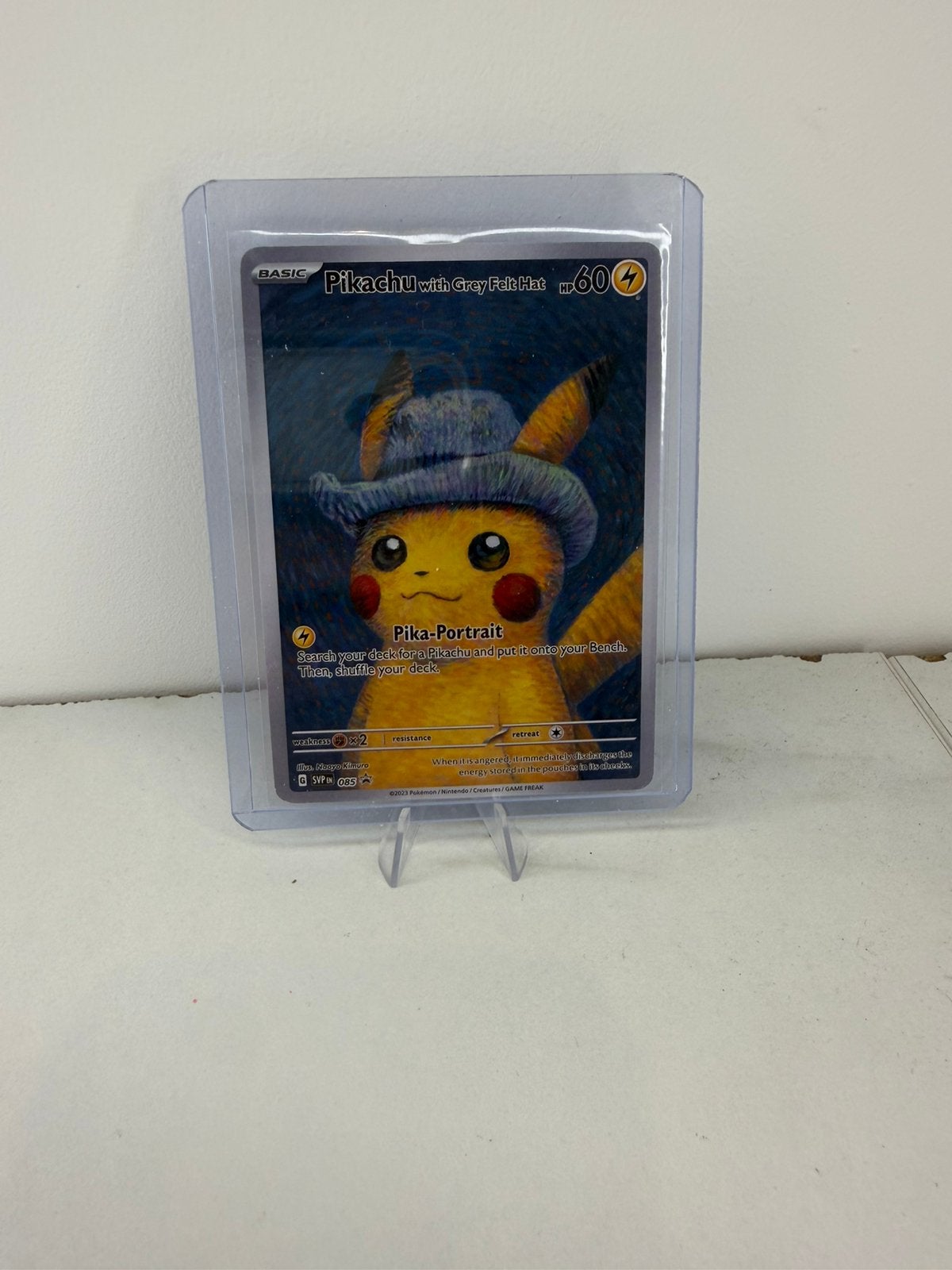 Pikachu with Grey Felt Hat SVP EN 085, Ophalen of Verzenden, Zo goed als nieuw