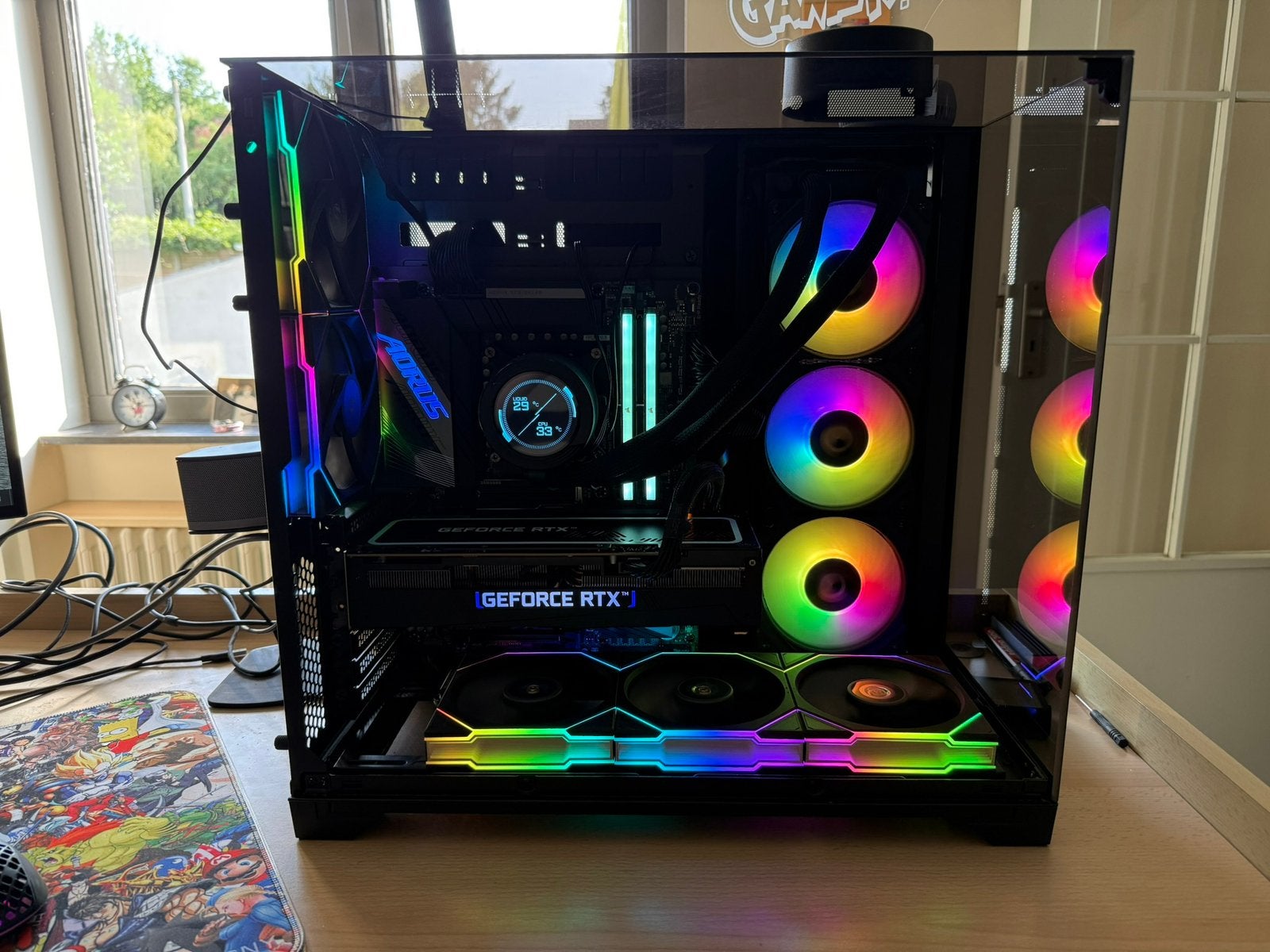 High end game pc intel i9 14900k, Ophalen, Zo goed als nieuw, 4 Ghz of meer, SSD