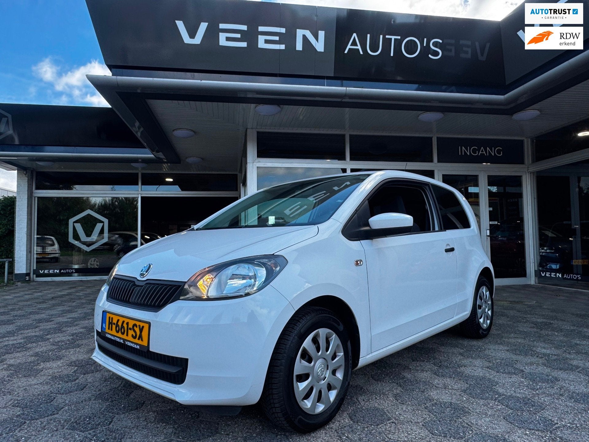 Skoda Citigo 1.0 Airco Elektrisch Pakket Zuinig!, Auto's, Voorwielaandrijving, Euro 5, Gebruikt, 60 pk