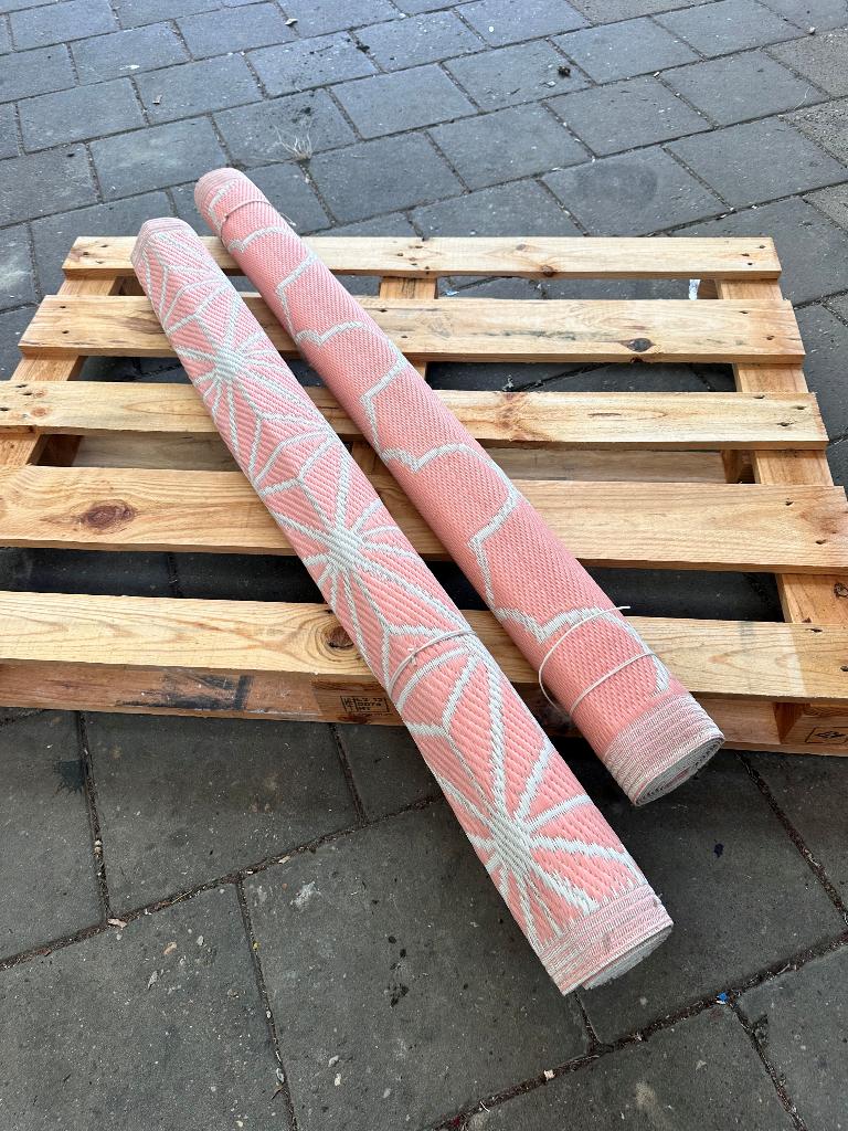 Buitenkleden set v 2, 200 cm of meer, Zo goed als nieuw, Rechthoekig, 50 tot 100 cm