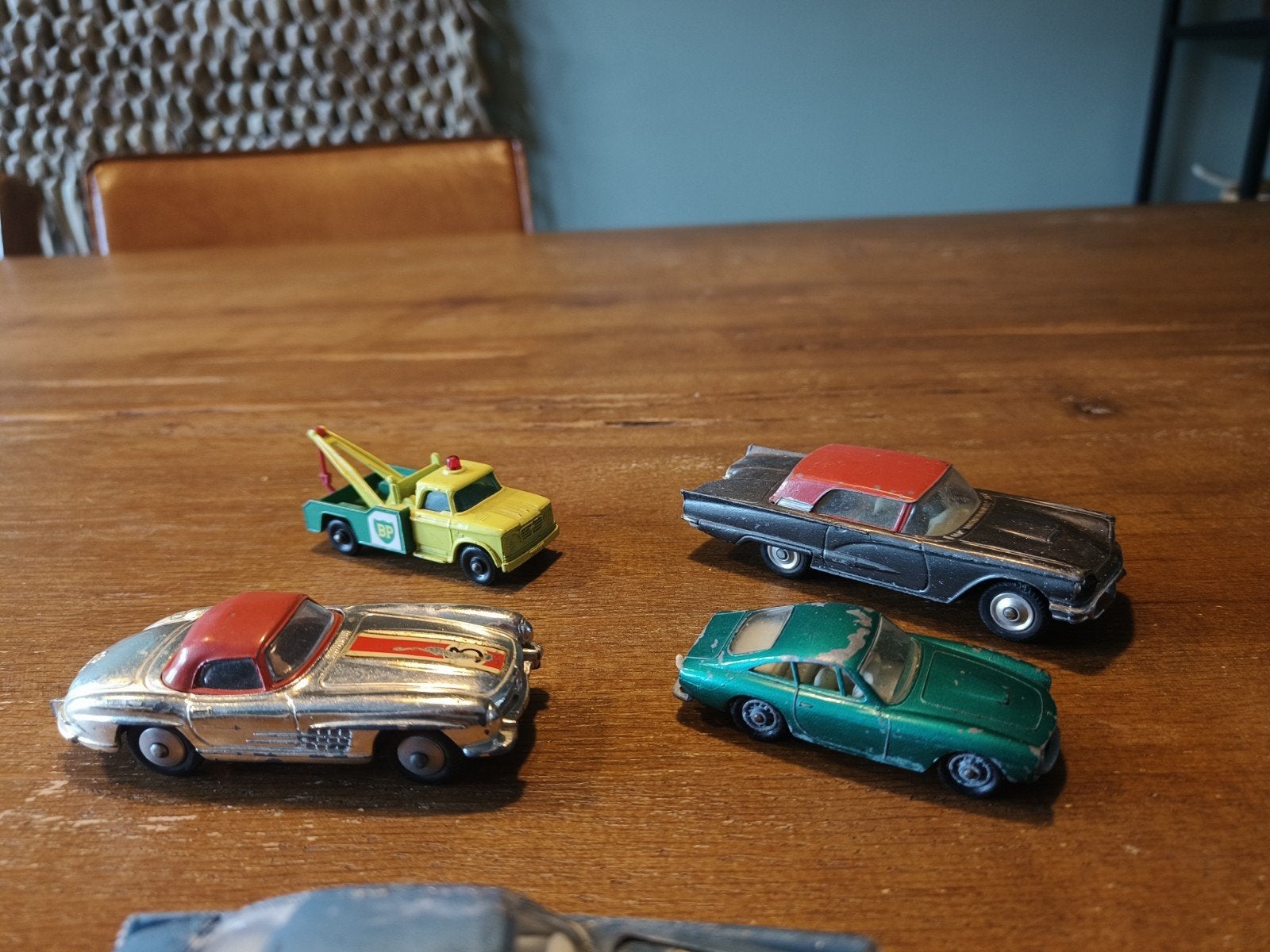 9 Vintage Dinky Toys, Corgi, Matchbox & Lone Star jare50/60, Ophalen of Verzenden, Gebruikt, Auto