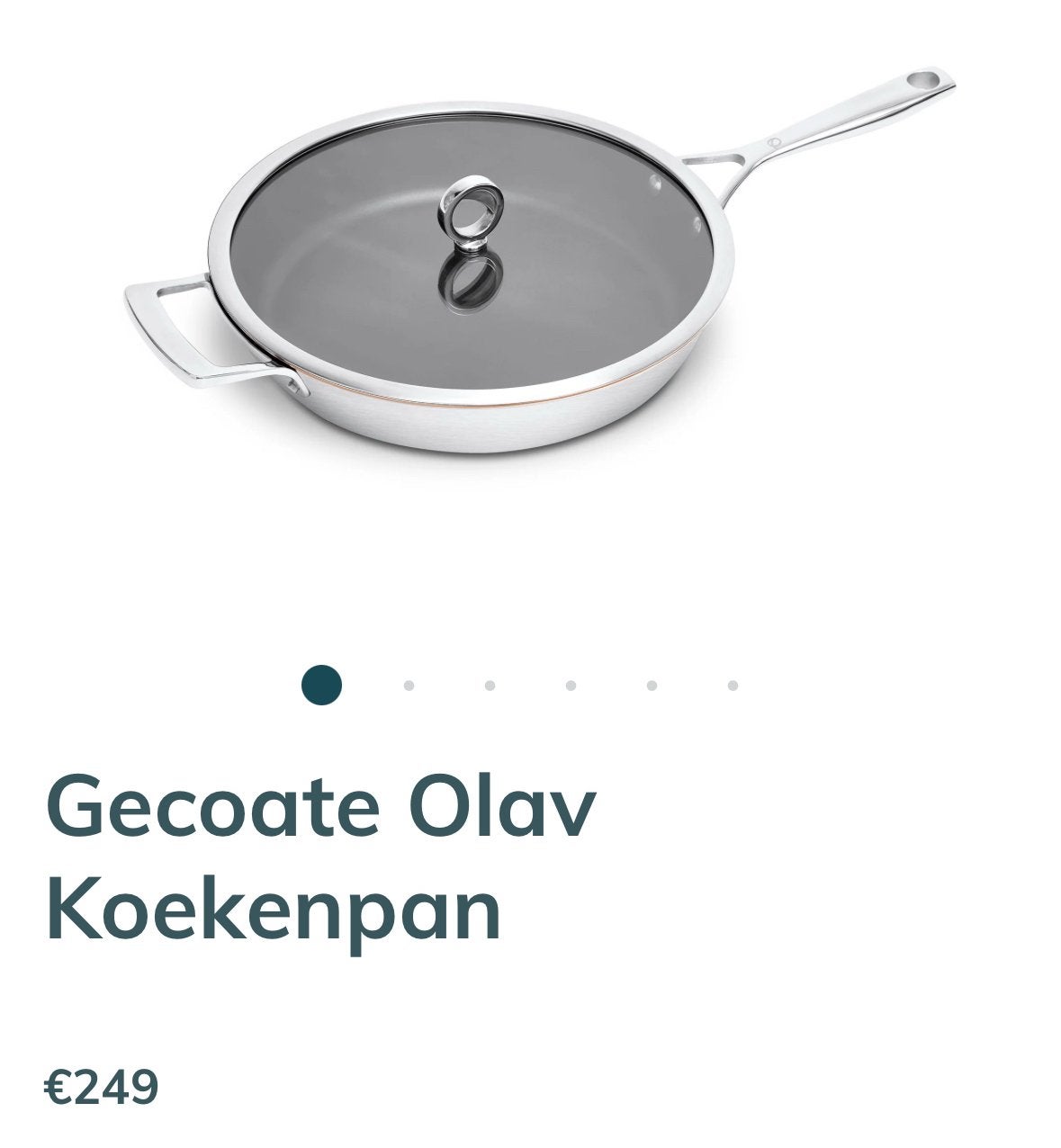 Koekenpan  | OLAV | 30cm met deksel | NIEUW, Ophalen, Nieuw