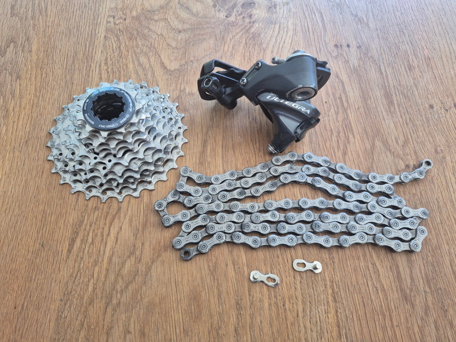 Shimano Ultegra 11-speed groepset (klein), Gebruikt, Ophalen of Verzenden, Derailleur of Ketting, Shimano