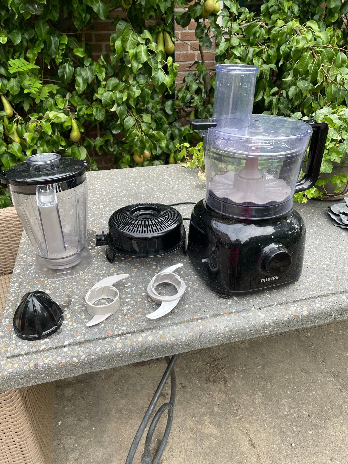Philips keukenmachine met blender en citruspers, 2 tot 3 liter, Ophalen, Gebruikt, 2 snelheden