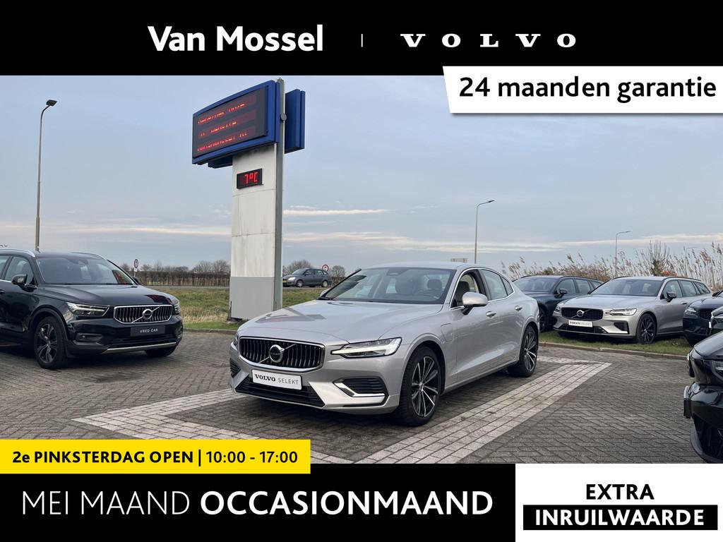 Volvo S60 Recharge T6 AWD Core | 18 Inch Velgen | Keyless En, Auto's, Volvo, Automaat, 12 maanden, Stof, Gebruikt