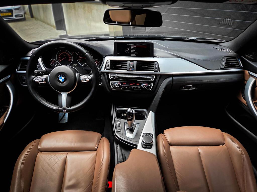 BMW 4-serie Gran Coupé 435i xDrive 3xM-Sport | LEER | H&K |, Euro 6, Bruin, Bedrijf, Vierwielaandrijving