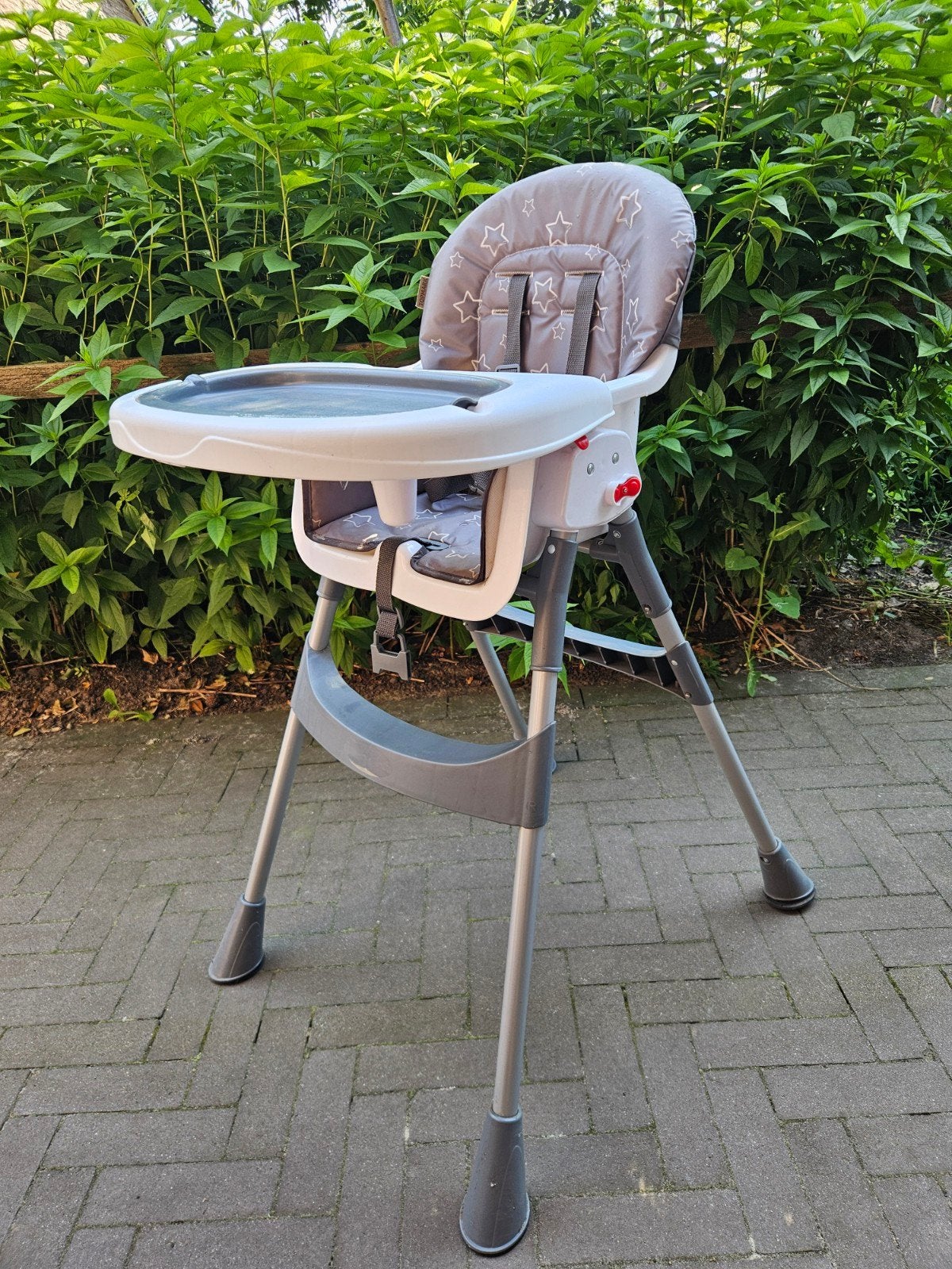 Kinderstoel Topmark Jess Grijs met Sterren, Ophalen, Gebruikt, Gordel(s)