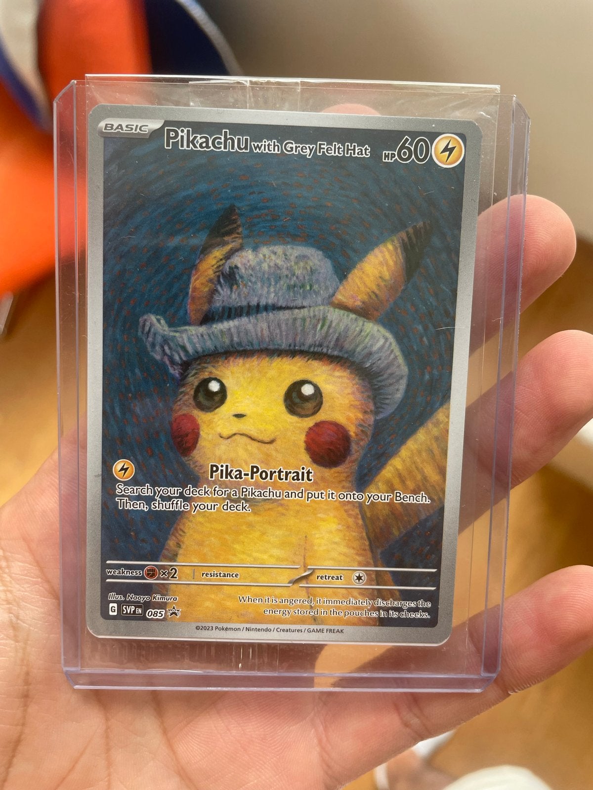 Pikachu Van Gogh - Sealed Pokémon kaart, Ophalen of Verzenden, Nieuw, Losse kaart