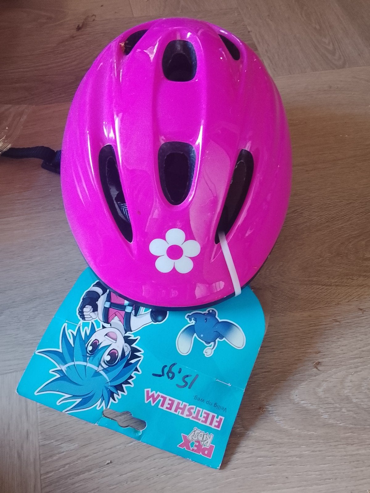 Roze kinderfietshelm - Nieuw met label, Meisje, REX Kids, Nieuw, Overige maten
