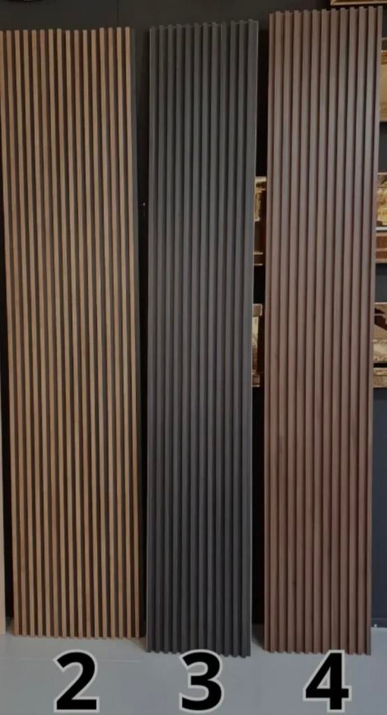 Wandpanelen kunststof - nummer 3, Ophalen, Zwart, 16 cm, Nieuw