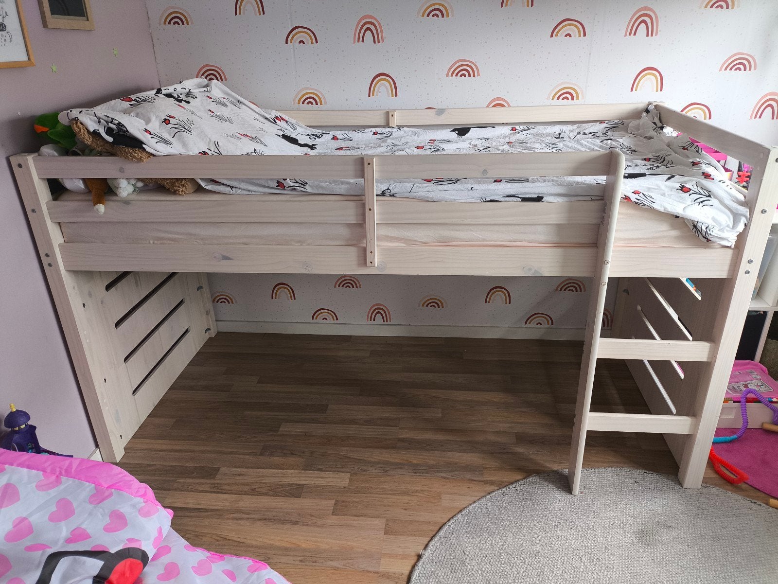 Halfhoogslaper 90x200 cm - Ideaal voor kleine kamers, Eenpersoons, 210 cm, Minder dan 160 cm, Ophalen of Verzenden
