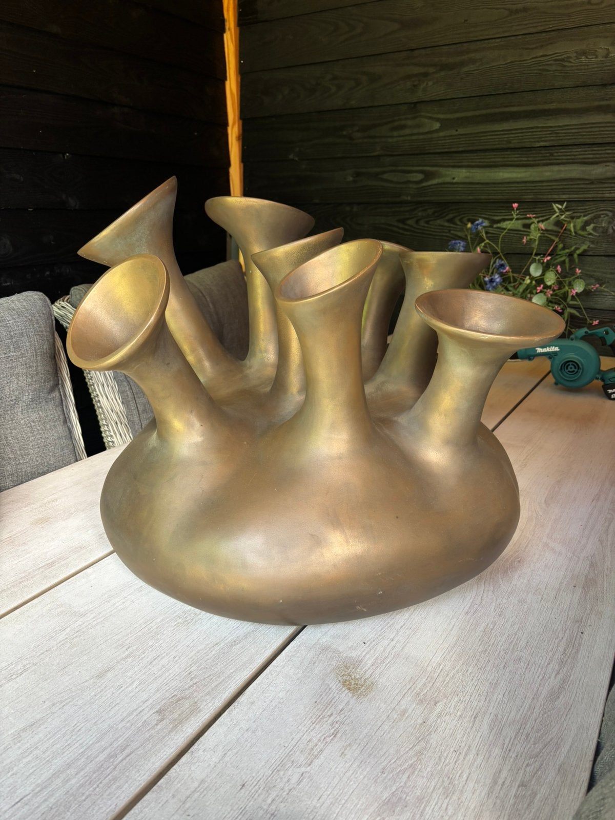 XXL tulpenvaas, Ophalen