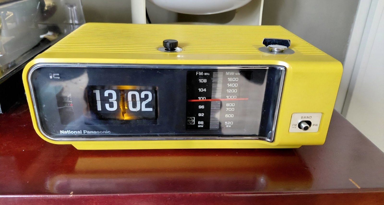 Vintage National Panasonic RC-6003B Flip klok Wekkerradio, Ophalen of Verzenden