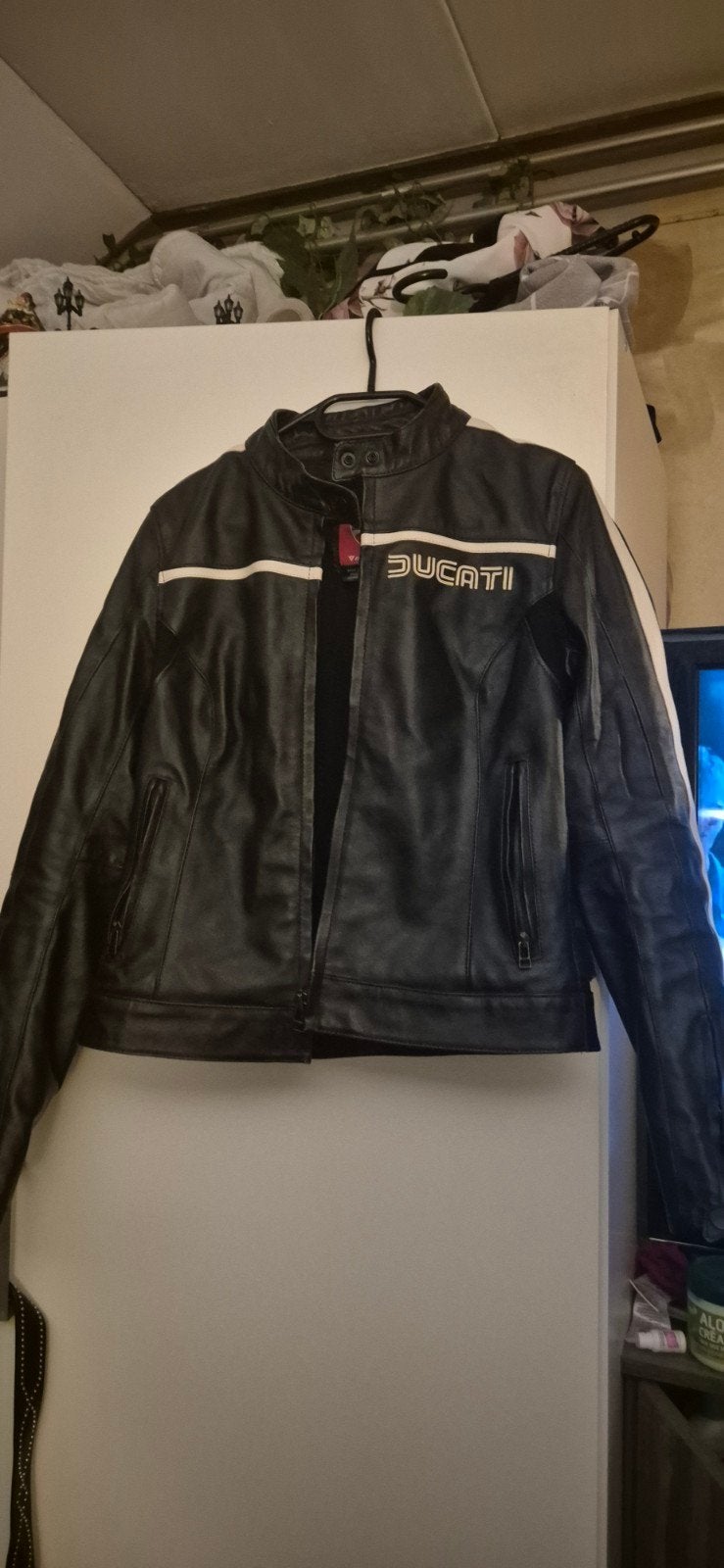 Originele Ducati "80s"style Retro Dames Motorjas, Ophalen of Verzenden