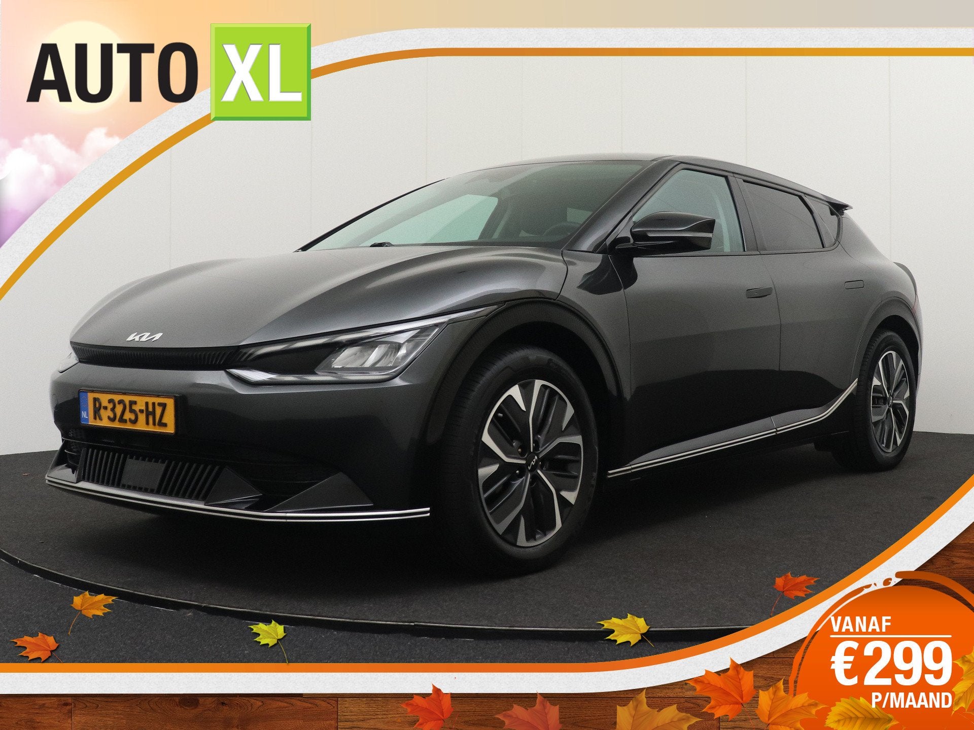Kia Ev6 Plus 77.4 kWh (95%SOH) Warmtepomp Trekhaak Memory Me, Automaat, Achterwielaandrijving, Gebruikt, Zwart