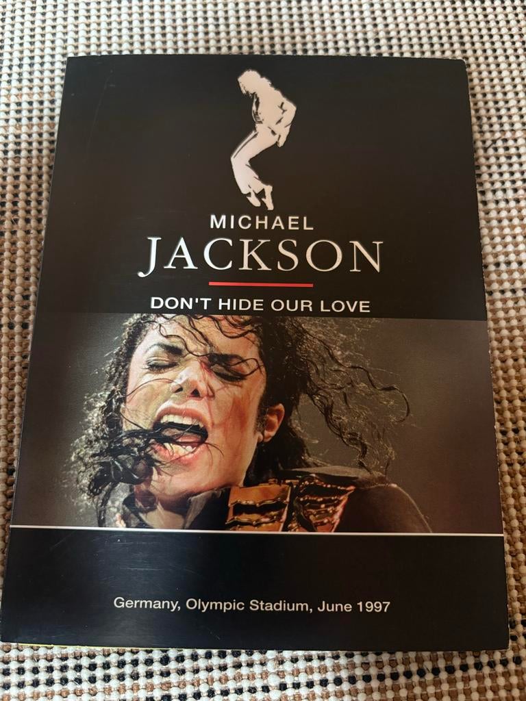 Michael Jackson - Don't Hide Our Love DVD (Live 1997), Ophalen of Verzenden, Zo goed als nieuw