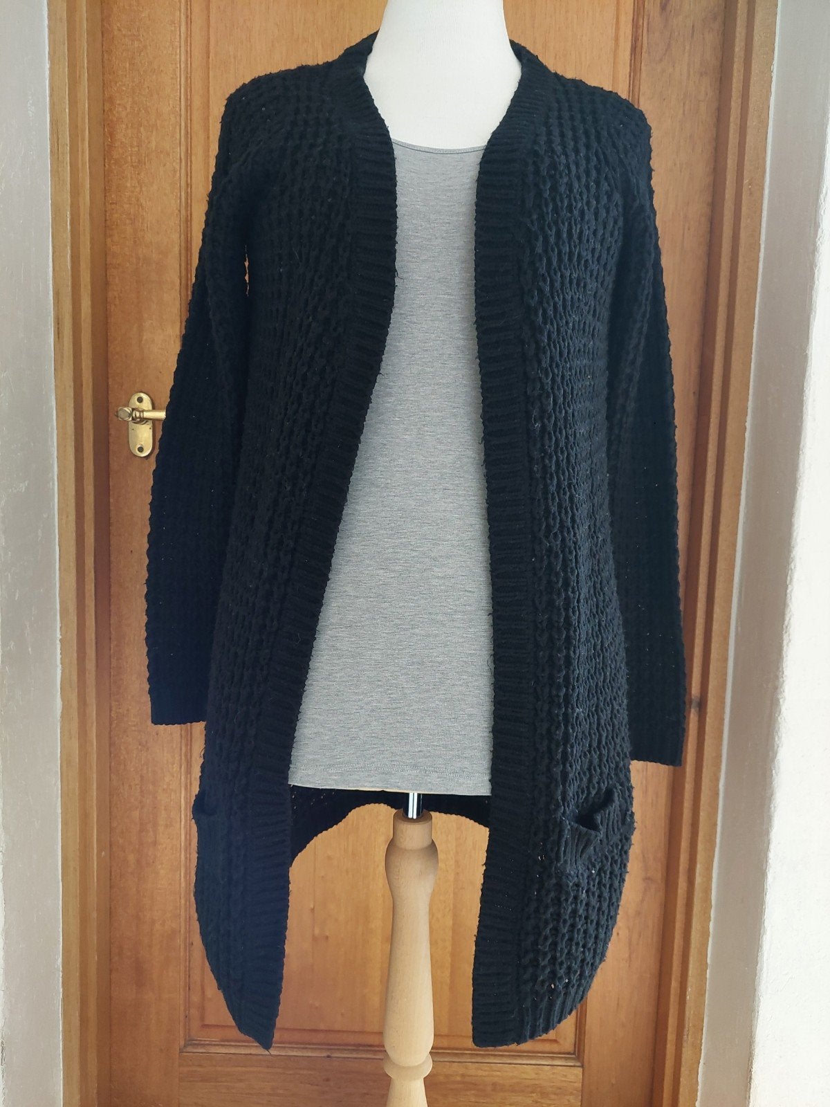 Vest zwart, Ophalen of Verzenden, Gedragen, Maat 38/40 (M), Zwart