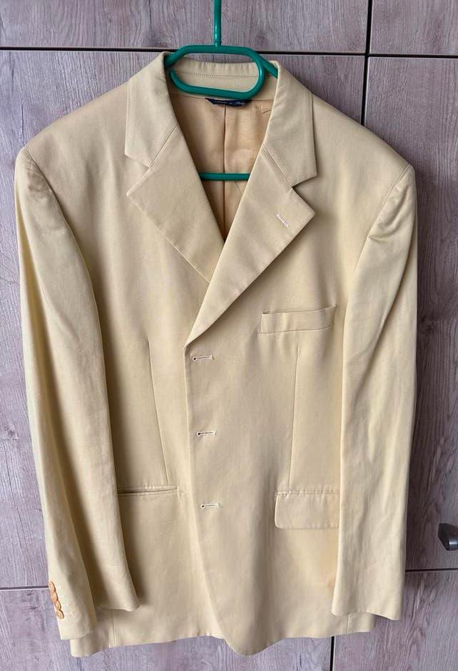 Stijlvol herencolbert maat 50-52 zgan, Kleding | Heren, Kostuums en Colberts, Ophalen, Gedragen, Maat 48/50 (M), Geel