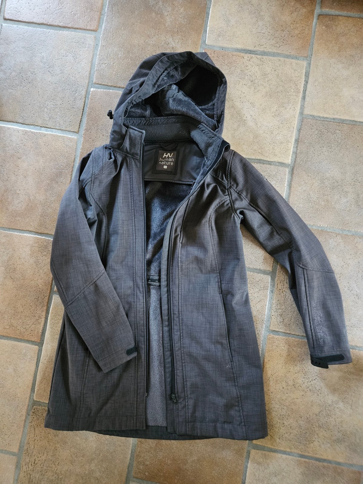 Human Nature Jas - Donkergrijs - Maat L - Goede staat, Kleding | Dames, Maat 42/44 (L), Ophalen of Verzenden, Grijs, Human Nature