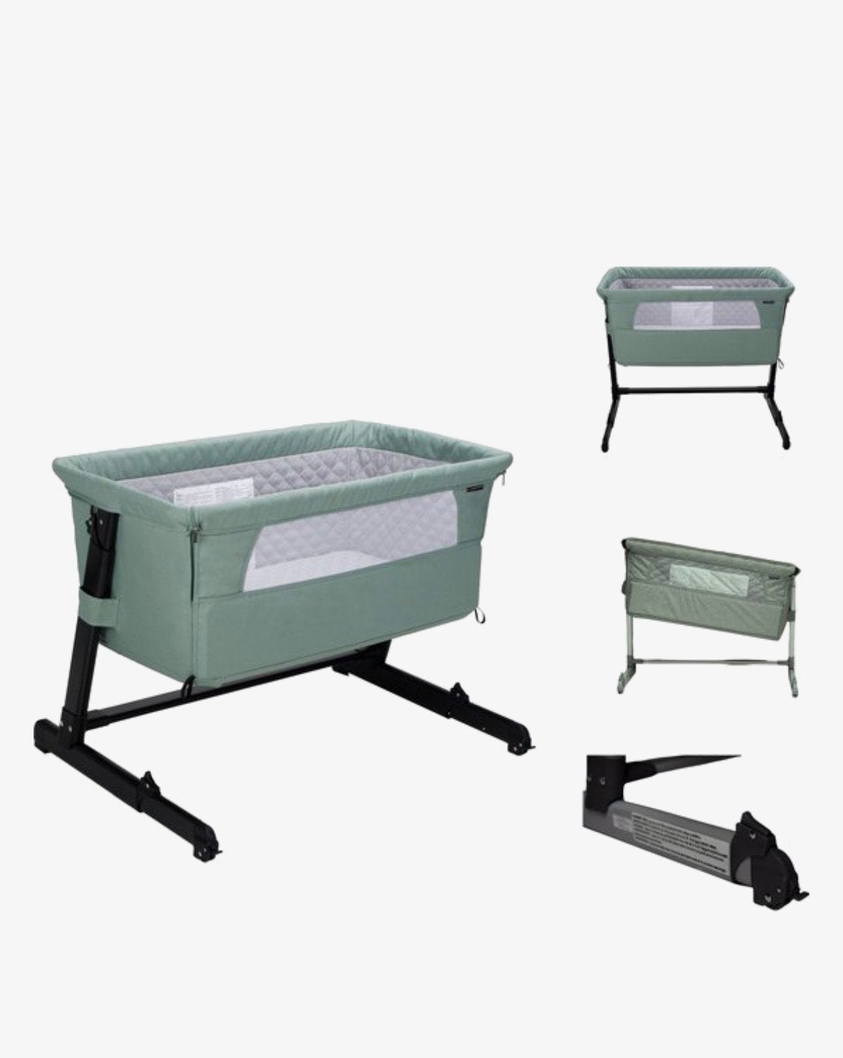 Co-sleeper/wiegje in mintgroen, Ophalen, Nieuw, Wieg