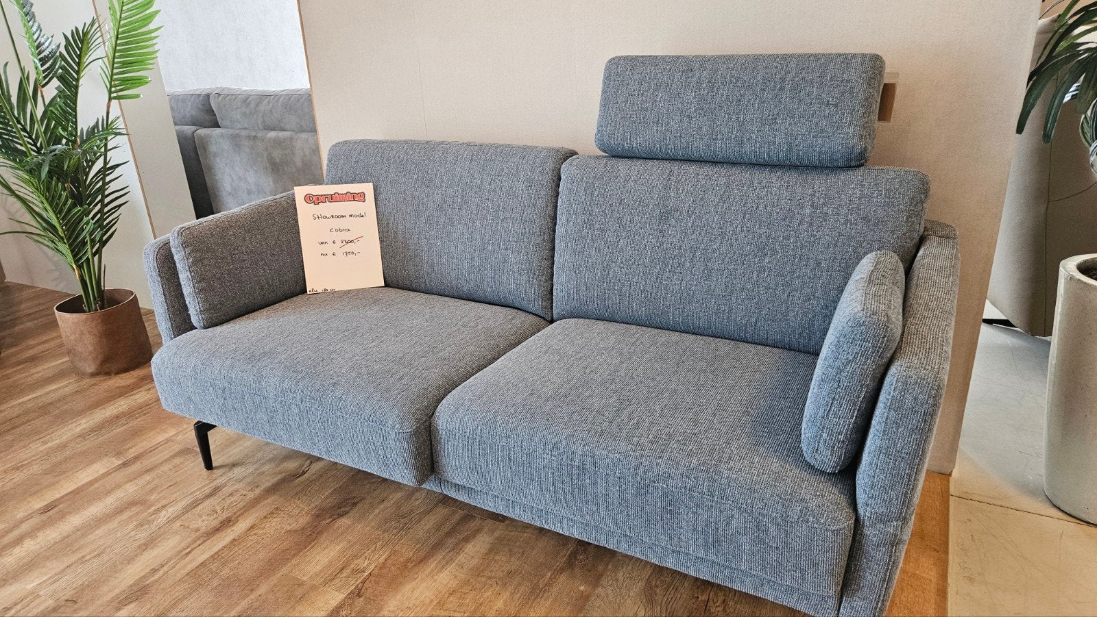 Bankstel 180cm breed opruiming bij Zitgemak in joure, Ophalen of Verzenden, Nieuw, 75 tot 100 cm