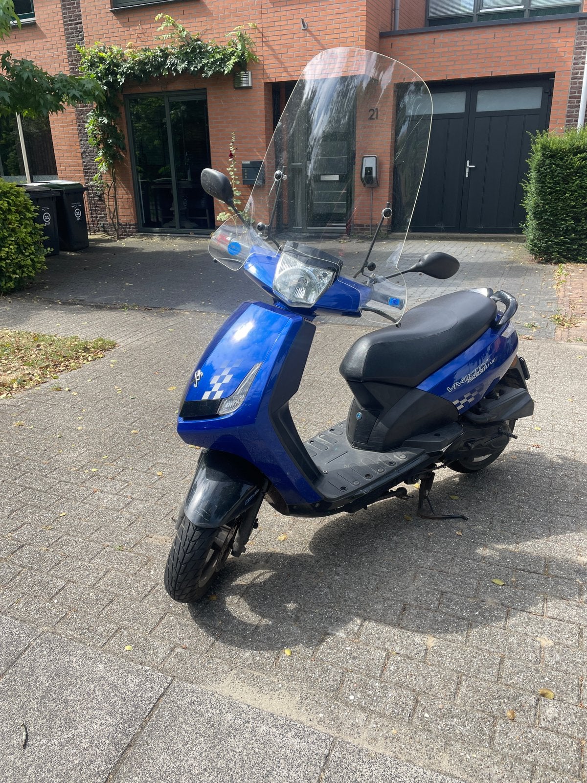 Peugeot Viva City 2011 50cc blauw kenteken, Ophalen, Gebruikt, Benzine, Peugeot