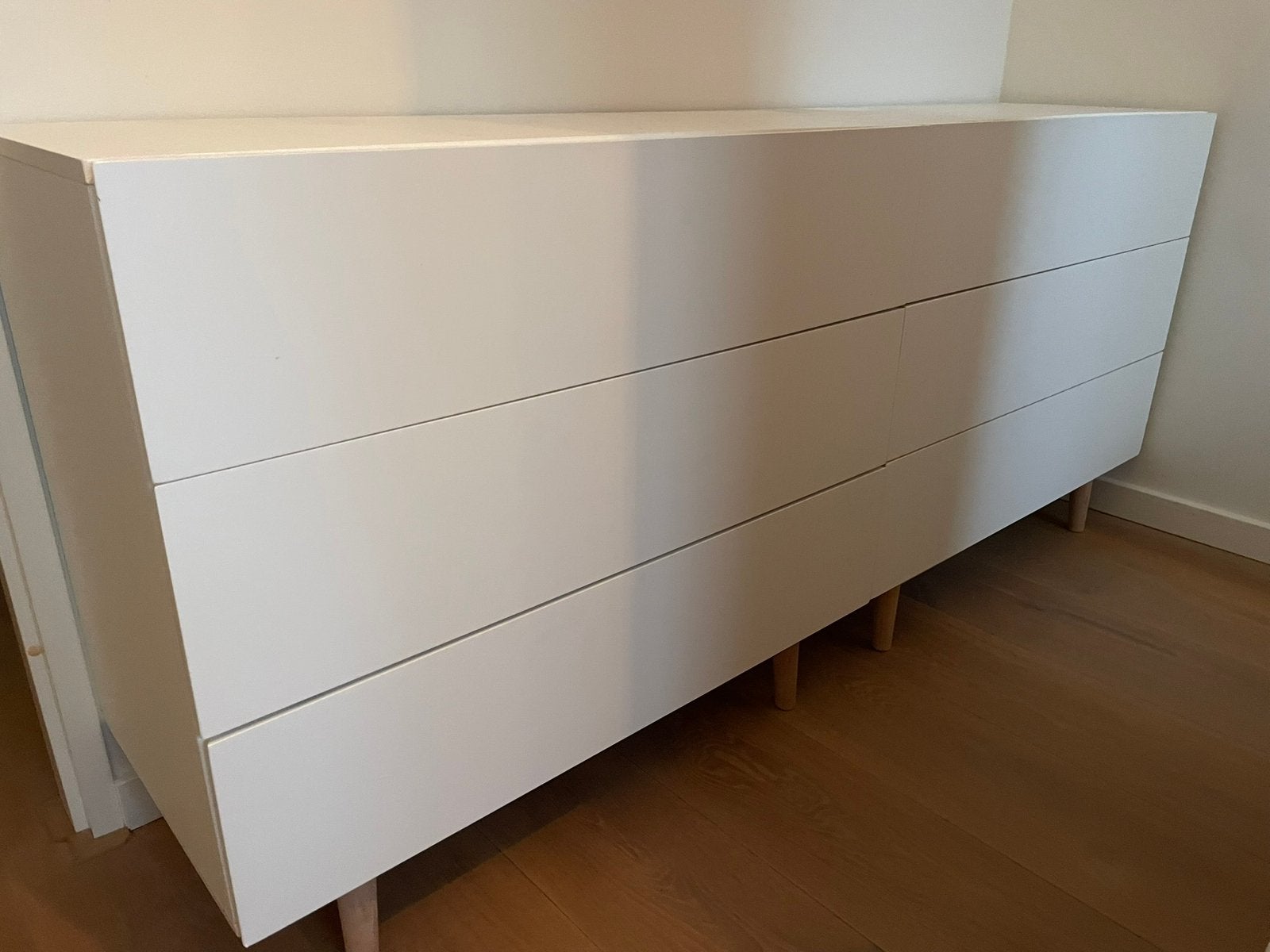 Set 2 identieke ARTIC ladekasten - Maisons du Monde wit/hout
