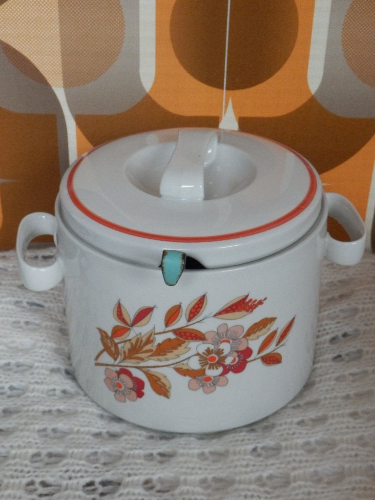 TOGNANA -retro pot met deksel-, Gebruikt, Ophalen of Verzenden, Schaal of Schalen, Overige stijlen