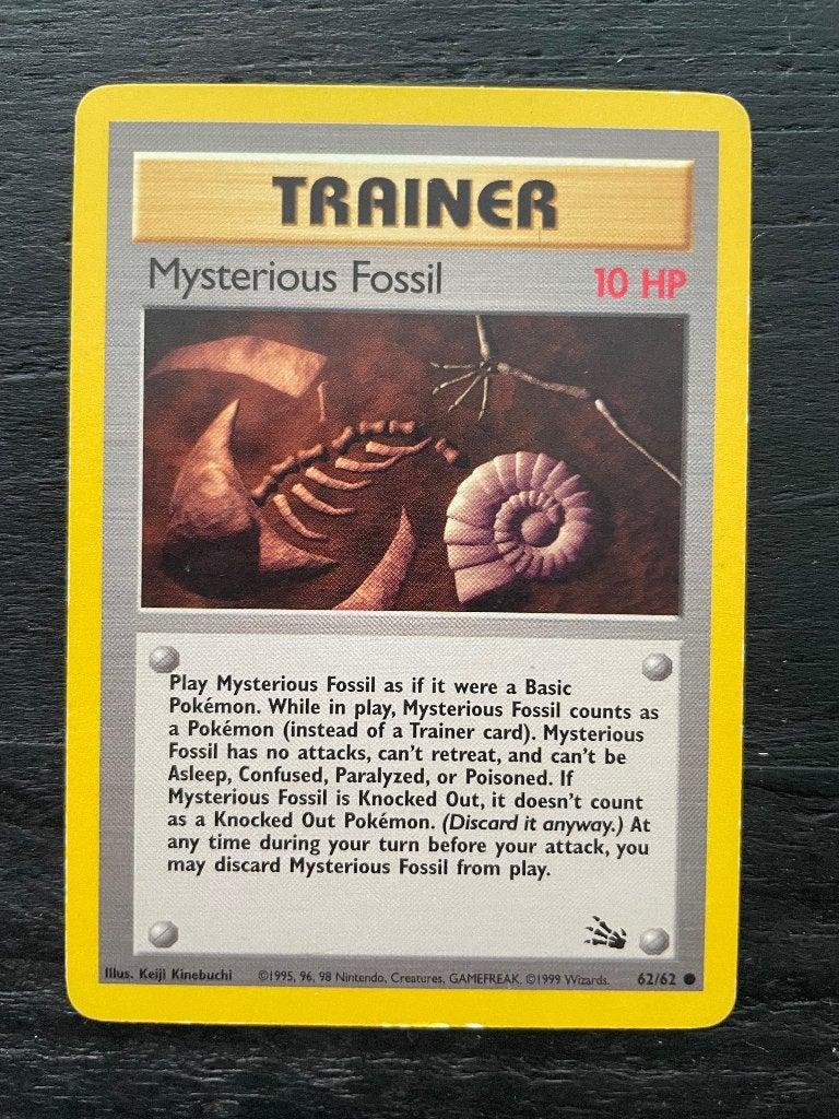 Mysterious Fossil #62, Ophalen of Verzenden, Zo goed als nieuw, Losse kaart