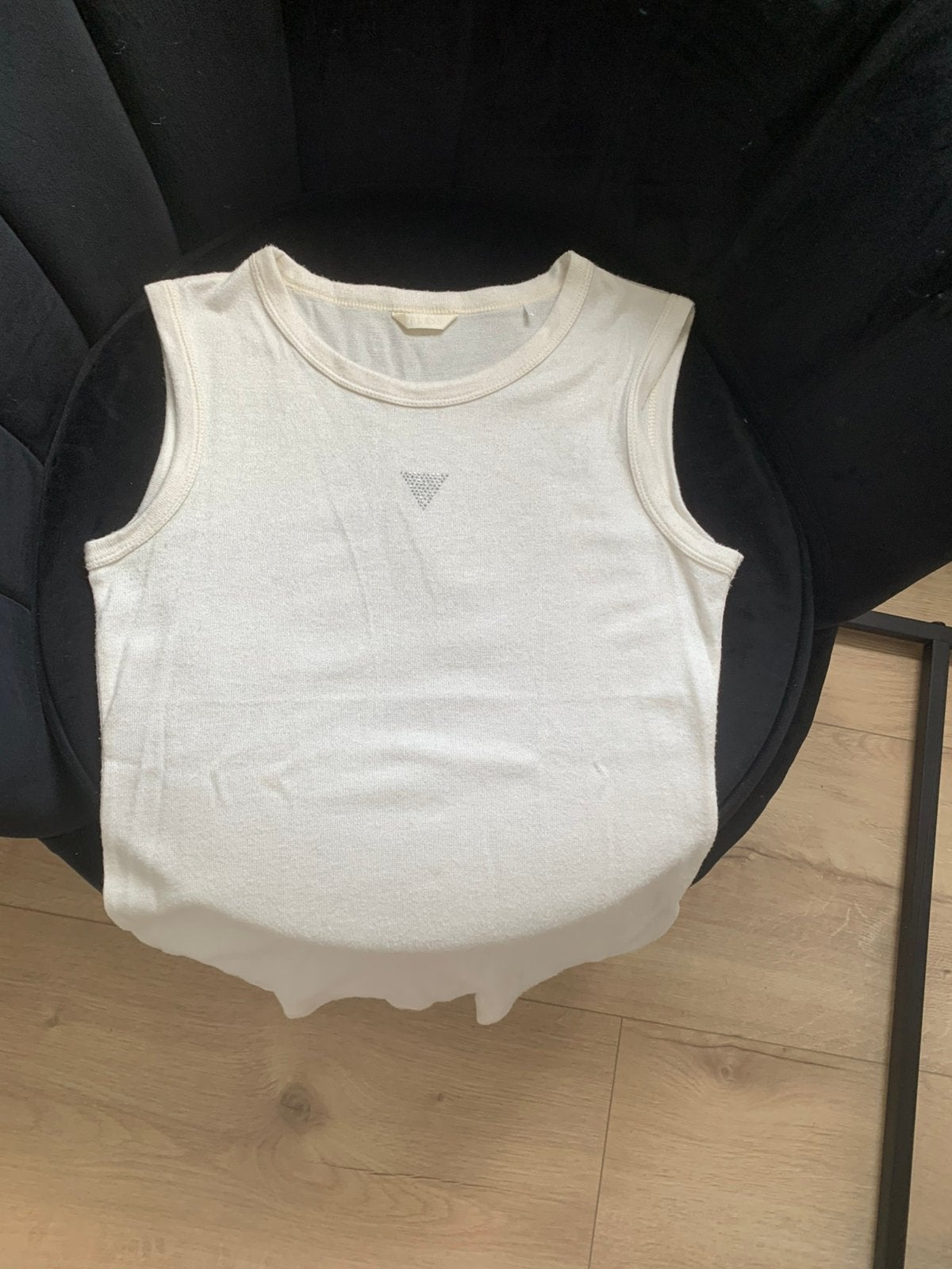 Origineel guess top, Ophalen of Verzenden, Zo goed als nieuw, Zwart