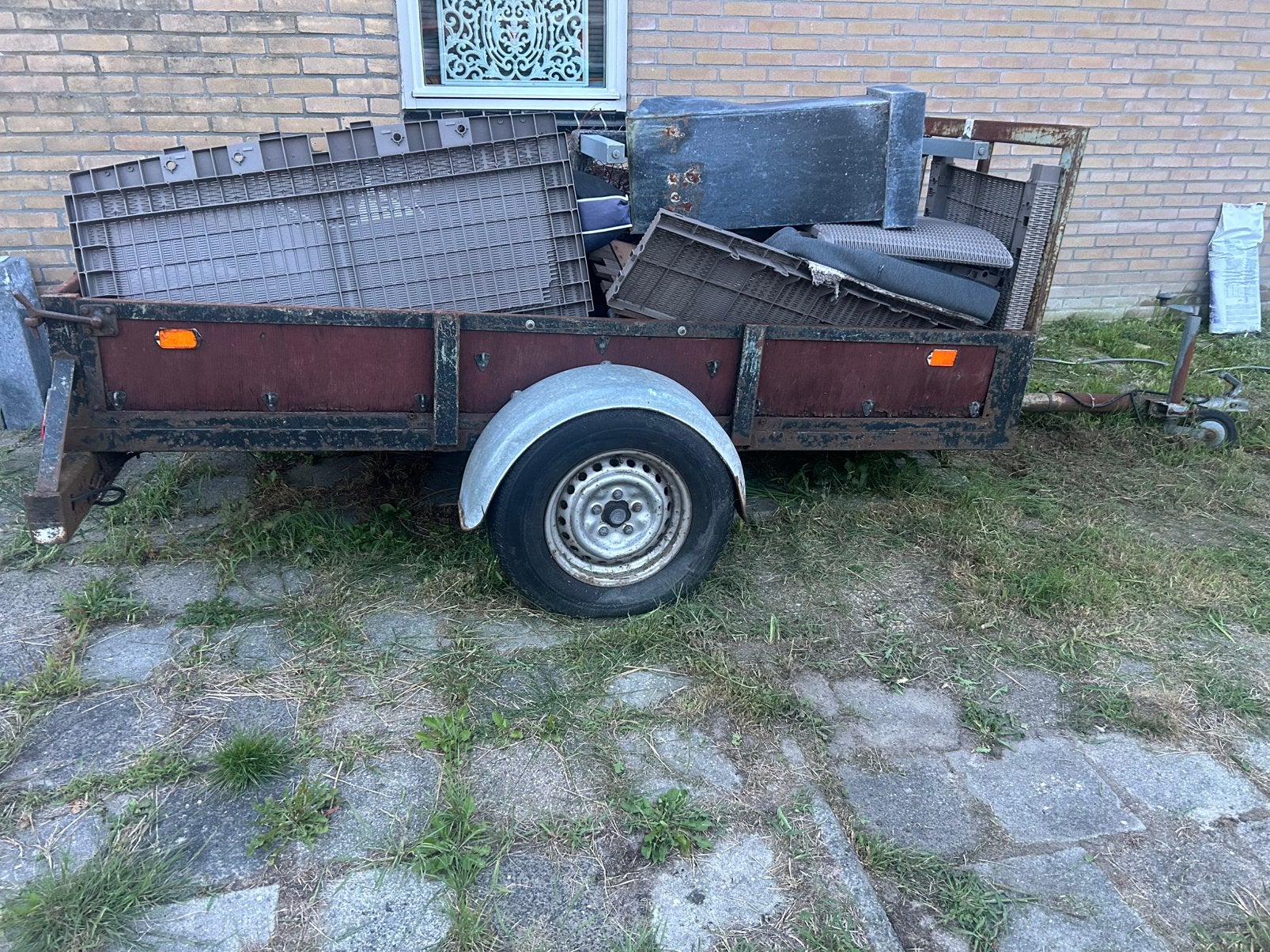 Opknap aanhanger met Gratis Rommel (Ruilen mogelijk), Ophalen of Verzenden, Gebruikt