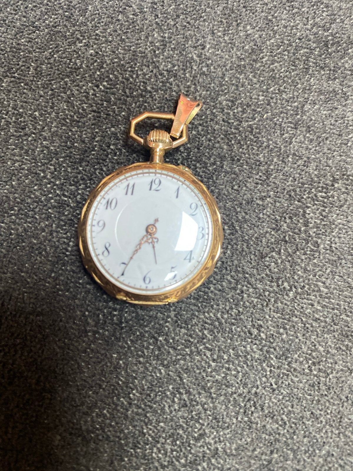 14 k Antiek Gouden Zakhorloge - Elegant en Tijdloos, Overige merken, Zakhorloge, Ophalen of Verzenden, Goud