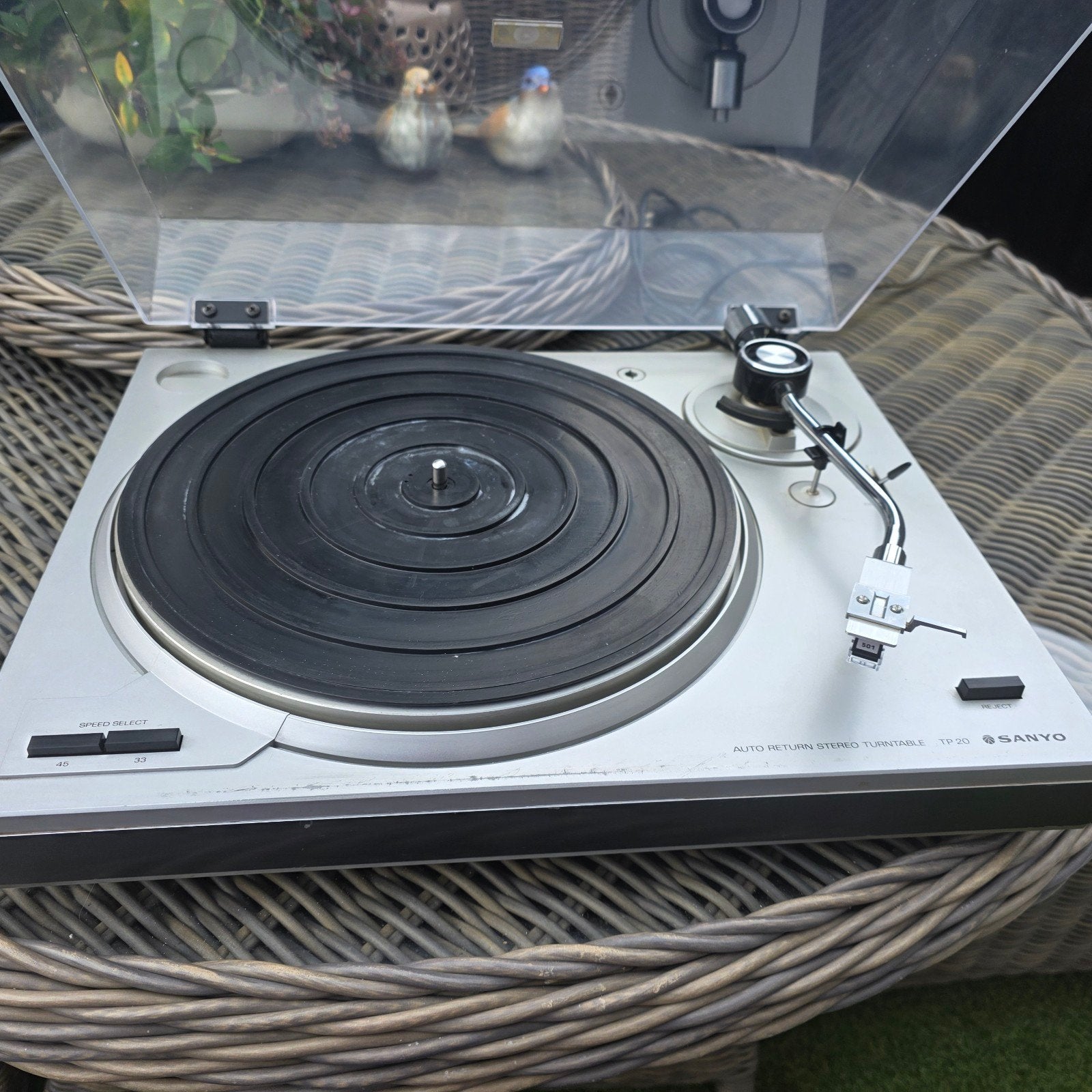 Sanyo TP 20 Platenspeler - Automatisch, Philips 501 element, Ophalen, Gebruikt, Philips, Automatisch