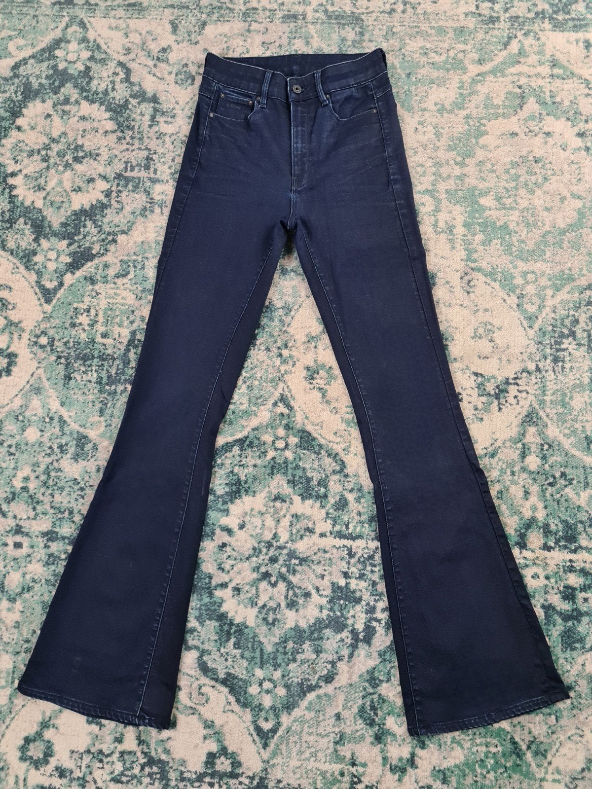 G-star 3301 high flare W26 L34 Tulsi2634 High-rise, Blauw, Ophalen of Verzenden, W27 (confectie 34) of kleiner, G-STAR RAW