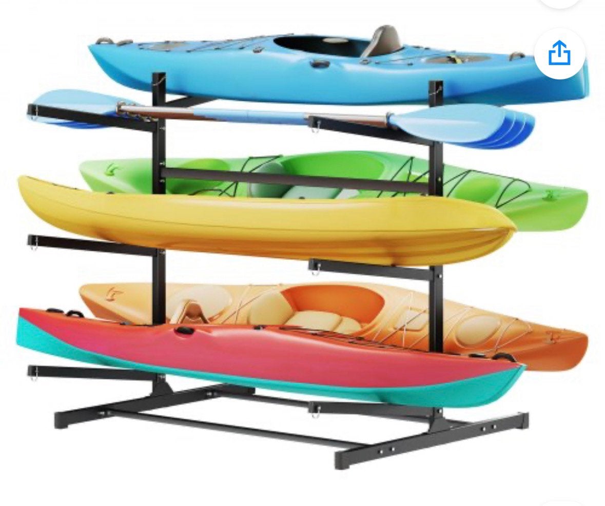 Nieuw Opbergrek 6 kayaks, kano’s, surfboards, SUP’s, Watersport en Boten, Ophalen, Nieuw, Kajak