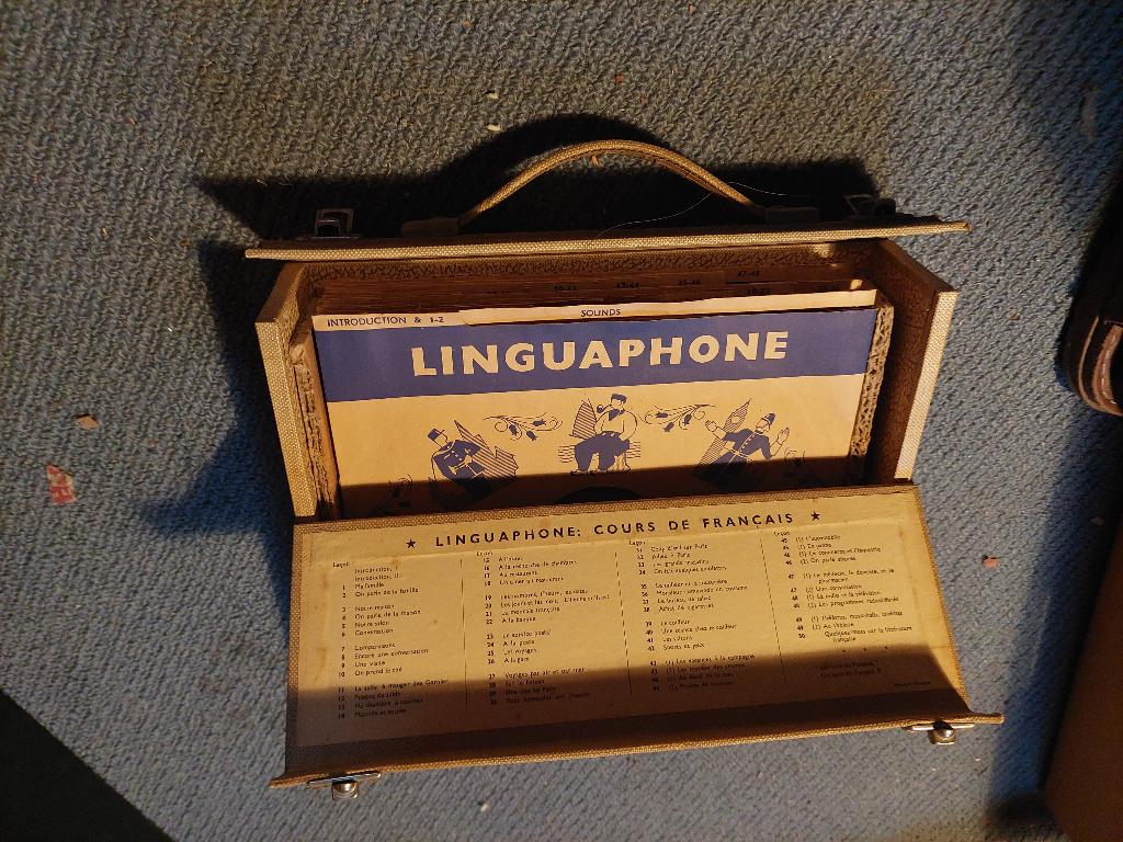 Linguaphone Frans 75toeren, Ophalen, Gelezen, Non-fictie