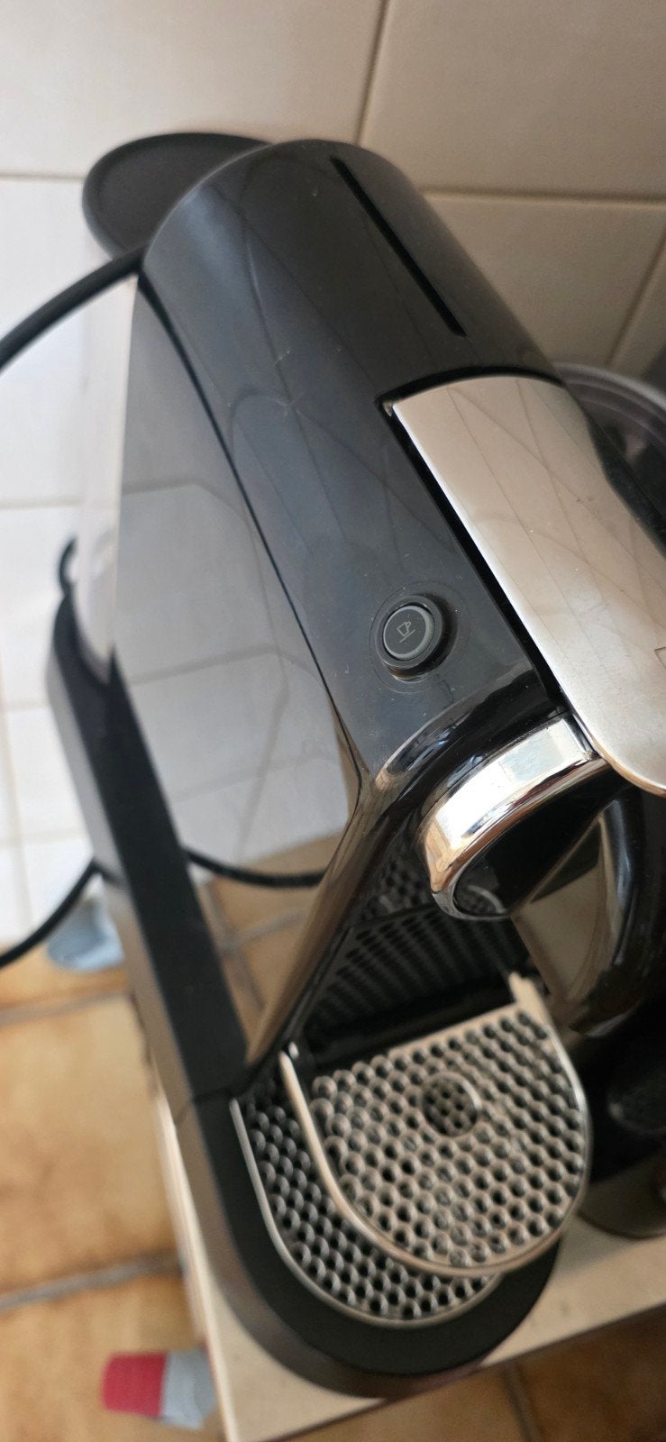 Nespresso machine met melkopschuimer