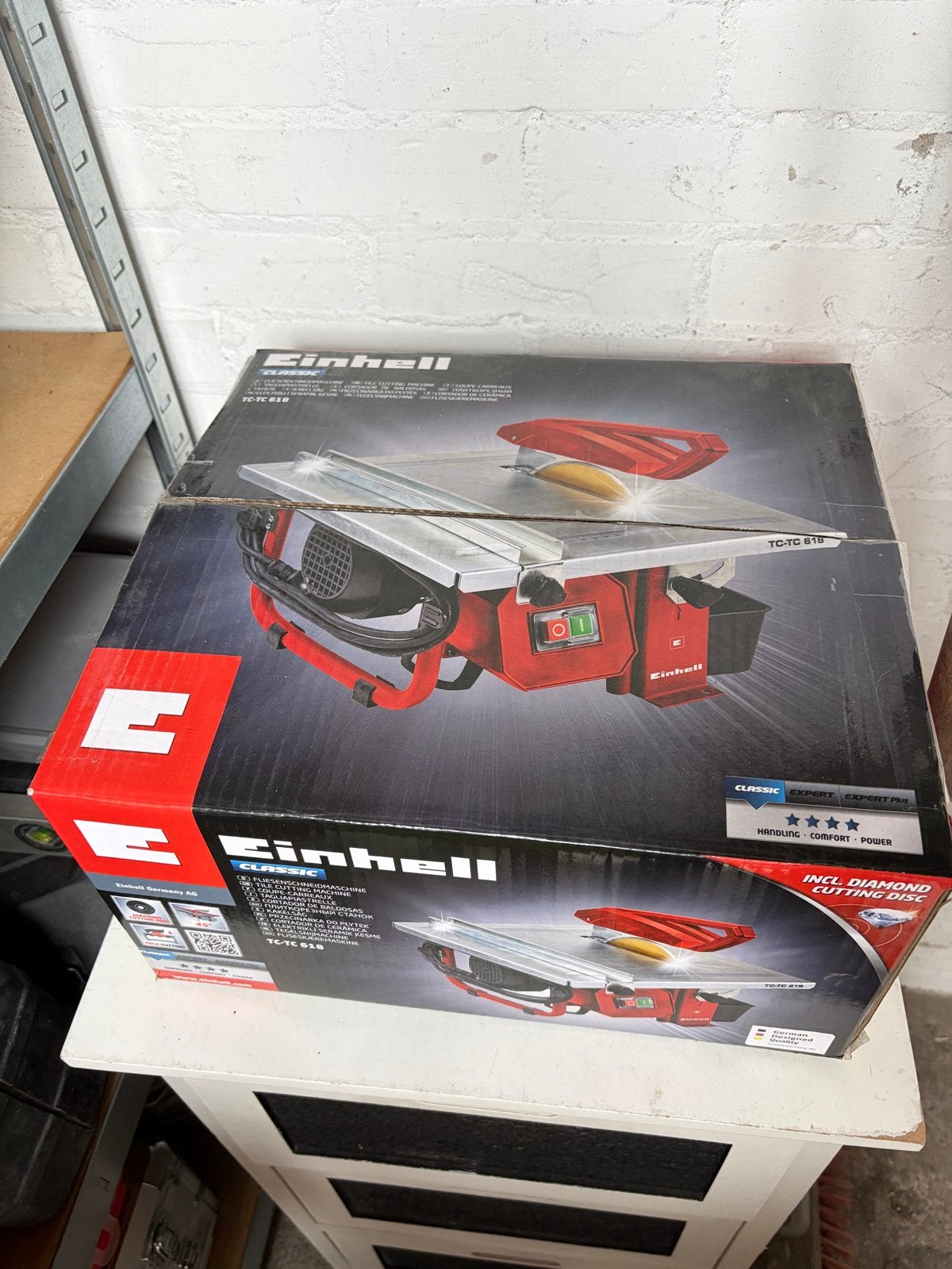 Einhell Tegelsnijmachine TC-TC 618 - Nieuw in doos, Ophalen, Minder dan 30 mm, Overige typen, Nieuw