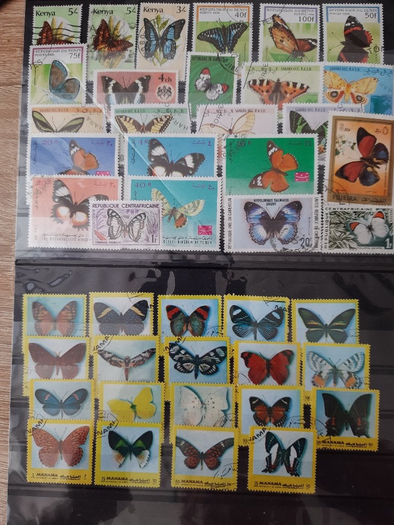 Midden Oosten (vlinders), Verzenden, Gestempeld, Midden-Oosten